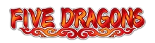 5 Dragons slot logo
